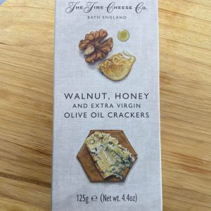 WALNUT, HONEY & EXTRA VIRGIN OLIVE OIL CRACKERS 125g